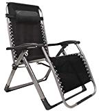 Four Seasons Oversized XL Extra Wide Seat (Seat Width: 22.5″) Upgraded Heavy Duty Zero Gravity Chair Lounge Recliner Office Patio Folding Adjustable Portable W/Square Leg & Cup Holder Support 330 LBS Review