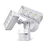 SANSI LED Security Motion Sensor Outdoor Lights, 30W (250W Incandescent Equivalent) 3400lm, 5000K Daylight, Waterproof, ETL Listed Floodlights, White