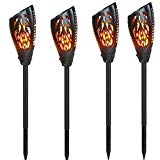 Solar Halloween Lights Outdoor – Decorative Landscape Lighting, Dancing Flames Torch Light, Decorative Spotlight Night Light Kid, Christmas, Party, Patio, Deck Review