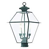 Livex Lighting 2384-61 Westover Charcoal 3 Light Outdoor Post Lantern Review