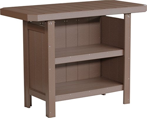 LuxCraft Poly Serving Bar (Chestnut Brown) For Sale