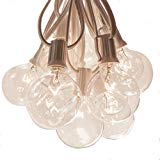 Hometown Evolution, Inc. Globe String Lights (100 Foot, G50 Clear – White Wire – 2 Inch 7 Watt Bulbs) Review