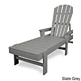 Shell Back Chaise Lounge Finish: Slate Grey Shell Back Chaise Lounge Finish: Slate Grey
