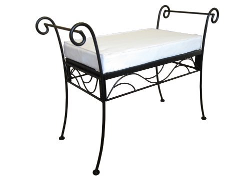 PTC Home & Garden Poet's Single Iron Garden Bench