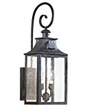 Troy Lighting Newton 23″H 2-Light Outdoor Wall Lantern – Old Bronze Finish with Clear Seeded Glass Review Troy Lighting Newton 23″H 2-Light Outdoor Wall Lantern – Old Bronze Finish with Clear Seeded Glass Review