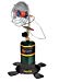 Martin Portable Outdoor Camping Infrared Propane Gas Heater Parabolic
