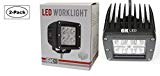Cheap 6KLED 418 LED Work Light Floodlight lamps Off Road Use Tractor JK Motorcycle Bike Boat Cubes Dually Rhino UTV Quad Artic-Cat Yamaha Viking UTV Wrangler (Set of 2)