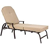 Best Choice Products Outdoor Chaise Lounge Chair W/ Cushion Pool Patio Furniture Beige For Sale Best Choice Products Outdoor Chaise Lounge Chair W/ Cushion Pool Patio Furniture Beige For Sale