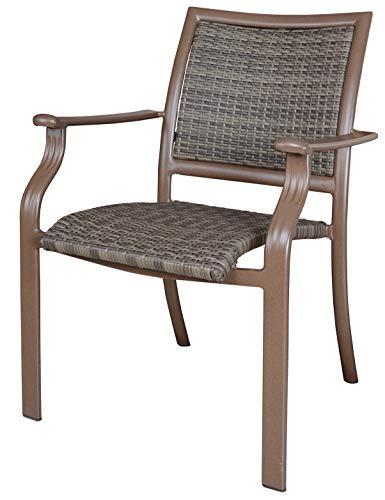 Panama Jack Outdoor Island Cove Woven Stackable Armchair