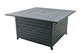 Cheap Legacy Heating 44.8 Inch Square Fire Pit Table, Hammered Black