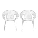 Design Gulid Rattan Wicker Indoor-Outdoor Patio Furniture Dining Chairs – Set of 2 Design Gulid Rattan Wicker Indoor-Outdoor Patio Furniture Dining Chairs – Set of 2