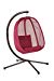 Flower House FHEC100-RD Egg Chair, Red