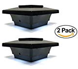 Solar Post Cap Low Profile 4 SMD LED Black 4X4 Vinyl & Wood ( 2 Pack ) PL251B Review