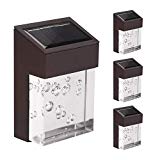 AZIRIER Led Solar Lights Outdoor, Easy Install Wall Lights 10 LM Cast-Aluminum Security Lights for Lawn, Patio, Yard, Walkway, Driveway 4 Pack Review