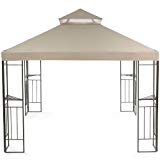 Cheap OPEN BOX JCP 2011 Garden Gazebo Replacement Canopy Top Cover – RipLock 350
