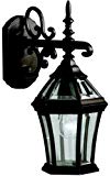Kichler 9789BK Townhouse Outdoor Wall 1-Light, Black For Sale