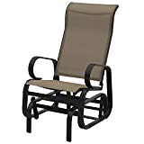 Giantex Outdoor Patio Glider Rocking Chair Bench Rocker Patio Armchair (Light Brown) Giantex Outdoor Patio Glider Rocking Chair Bench Rocker Patio Armchair (Light Brown)