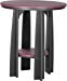 Furniture Barn USA Poly Balcony Table - Cherrywood and Black