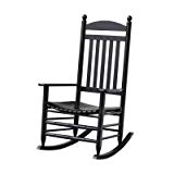Cheap Bradley Black Slat Patio Rocking Chair (Standard, black) Cheap Bradley Black Slat Patio Rocking Chair (Standard, black)