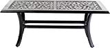 Patio Coffee Table Cast Aluminum – Desert Bronze Patio Coffee Table Cast Aluminum – Desert Bronze