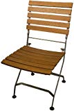 Arboria Folding Patio Chairs Classic Design With Armrest Eucalyptus Hardwood Set of 2 (880.1304) For Sale Arboria Folding Patio Chairs Classic Design With Armrest Eucalyptus Hardwood Set of 2 (880.1304) For Sale