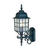Cheap Acclaim 5301BK Nautica Collection 1-Light Wall Mount Outdoor Light Fixture, Matte Black