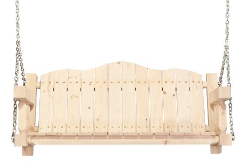Montana Woodworks MWHCLSC Homestead Collection Porch Swing, Ready to Finish