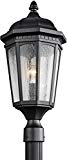 Cheap Kichler 9532BKT Courtyard Outdoor Post Mount 1-Light, Textured Black