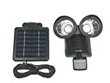 Tricod E2167B Motion Sensor Security Solar Flood Light, Medium, Black For Sale