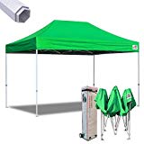 Eurmax New 10×15 Ft Premium Ez Pop up Canopy Instant Shelter Outdoor Party Tent Gazebo Commercial Grade Bonus Roller Bag(Kelly Green) Review