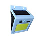 Cheap JESS Outdoor Bright 24 COB LED Wireless Solar Powered Motion Sensor Light with Color Changing Back Night light Weatherproof Camping Patio Wall Lamp Security Lamp(24 COB LED)