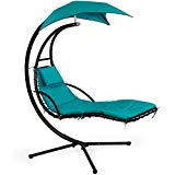 Cheap XtremepowerUS Floating Swing Chaise Lounge Chair Hammock Lounger – Blue