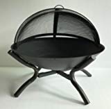 Global Outdoors 31″ Cast Iron Fire Pit with Spark Screen, Weather Resistant Cover and Safety Poker Global Outdoors 31″ Cast Iron Fire Pit with Spark Screen, Weather Resistant Cover and Safety Poker