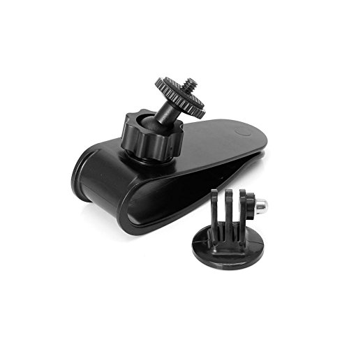 Cheap Stebcece New Car Sun Visor Cameras Mount Clip Bracket +Nut Adapter Holder Set Black
