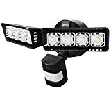 Upgraded SANSI LED Security Motion Sensor Outdoor Lights, 30W (250W Incandescent Equivalent) 3400lm, 5000K Daylight, Waterproof Floodlights, Black Review