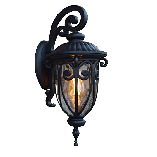 Y Decor EL591SBL Hailee 1 Exterior Matte Black Finish Outdoor Wall Lighting Review