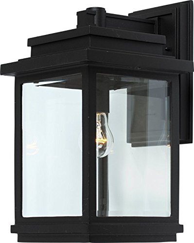 Artcraft Lighting Fremont Outdoor Wall Pocket Sconce, Black