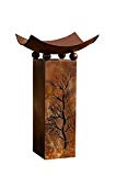 Cheap PSW – Garden Decor Decorative Rustic Metal Fire Pillar with Removable Bowl – Brazier Fire Column, 2pc Set Product SKU: GD229513