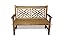 Teak Bench Chippendale 4ft