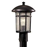 Minka Lavery Outdoor Post Lights 8256-94 Cranston Cast Aluminum Exterior Lighting Fixture, 100 Watts, Heritage Review