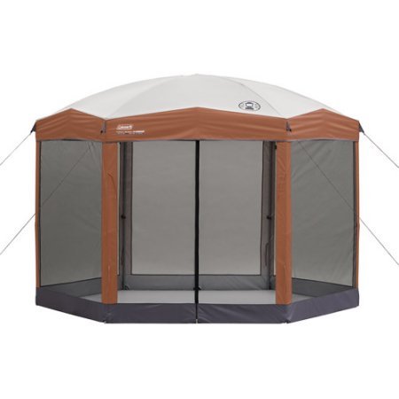 Cheap Screened Coleman 12 x 10 ft Hex Instant Canopy/Gazebo