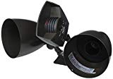 RAB Lighting STL110HB Stealth 110 Sensor with Twin Precision Die Cast HB101 Bullet Floods, Aluminum, 110 Degrees View Detection, 1000W Power, 120V, Bronze Color Review