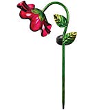 Cheap Solar Powered Decorative Hand Painted Glass Bell Flower Light Stake (Red) Cheap Solar Powered Decorative Hand Painted Glass Bell Flower Light Stake (Red)