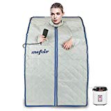 Mefeir Portable 2L Steam Sauna Home Spa, Full Body Slimming Loss Weight, Healthy Detox Therapy One Person, w/Enlarged Folding Chair (Steam Sauna) Review