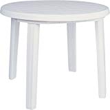 Compamia Ronda 35-Inch Round Dining Table, White Compamia Ronda 35-Inch Round Dining Table, White