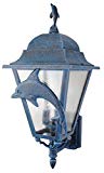 Melissa Lighting DL1799 Animals/Insects Outdoor Wall Mount from Dolphin Series Collection in Bronze/Darkfinish For Sale