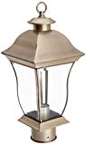 Trans Globe Lighting 4972 BN Outdoor Downing 17″ Postmount Lantern, Brushed Nickel Review