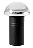 Paradise by Sterno Home Low Voltage Cast Aluminum 10-Watt Mushroom Head Bollard Light, Black For Sale