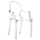 Cheap Zuo Anime Dining Chairs (Set of 4), Transparent