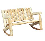 Cedarlooks 010006A Log Double Rocking Bench